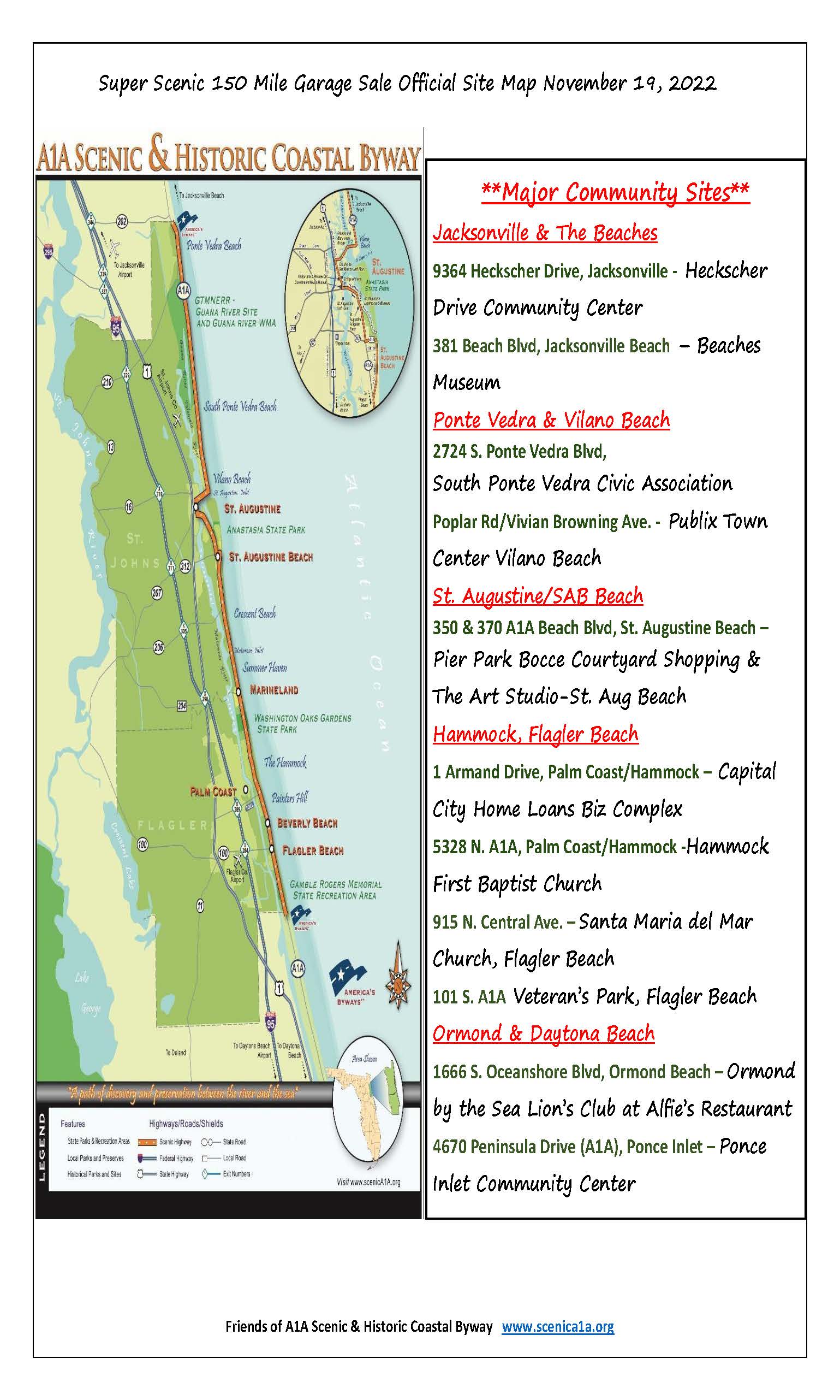 Super Scenic 150 Mile Garage Sale – Scenic A1A Highway